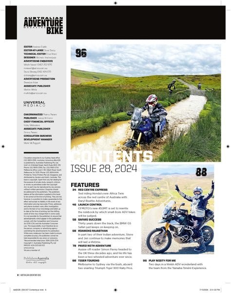 Australian Adventure Bike Magazine Issue 28