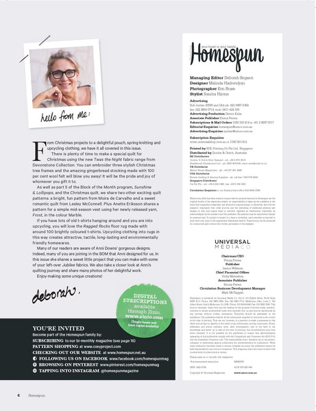 Homespun Magazine Issue 25.5