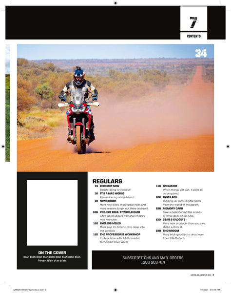 Australian Adventure Bike Magazine Issue 28