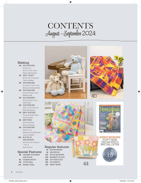 Homespun Magazine Issue 25.4