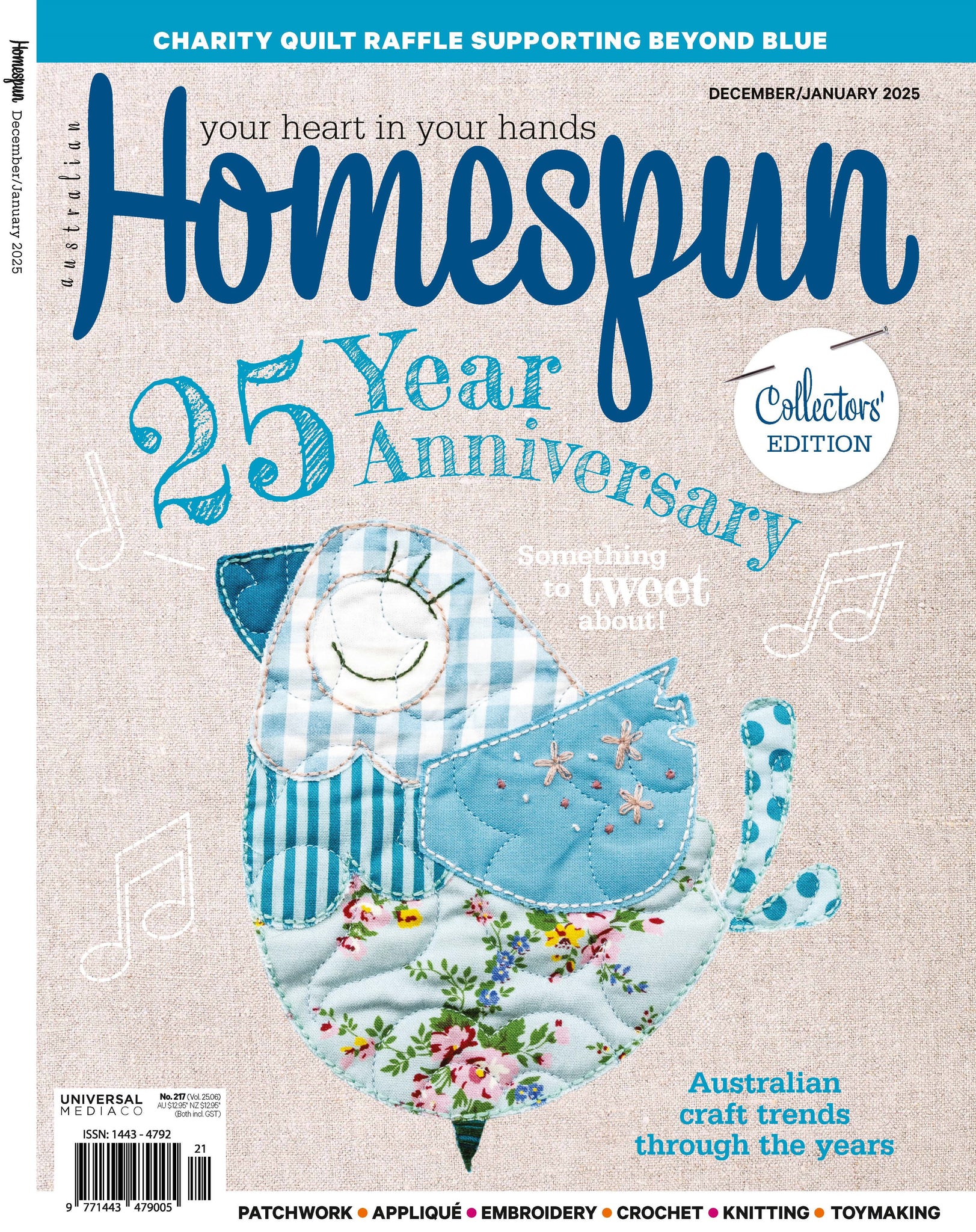 Homespun Magazine Issue 25.6