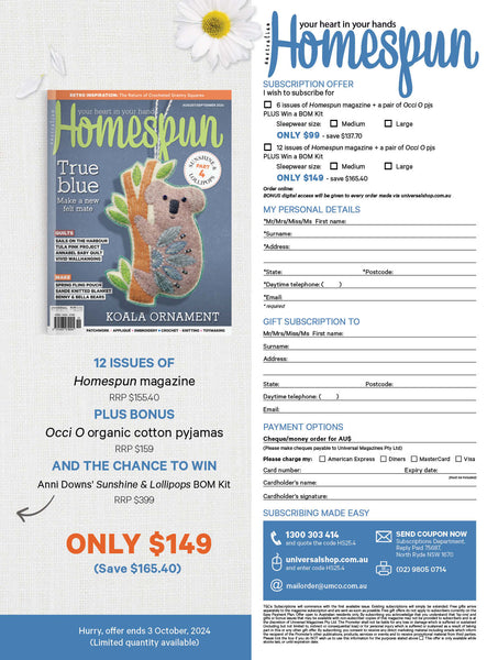 Homespun Magazine Issue 25.4