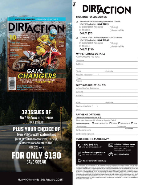 Dirt Action Magazine Subscription