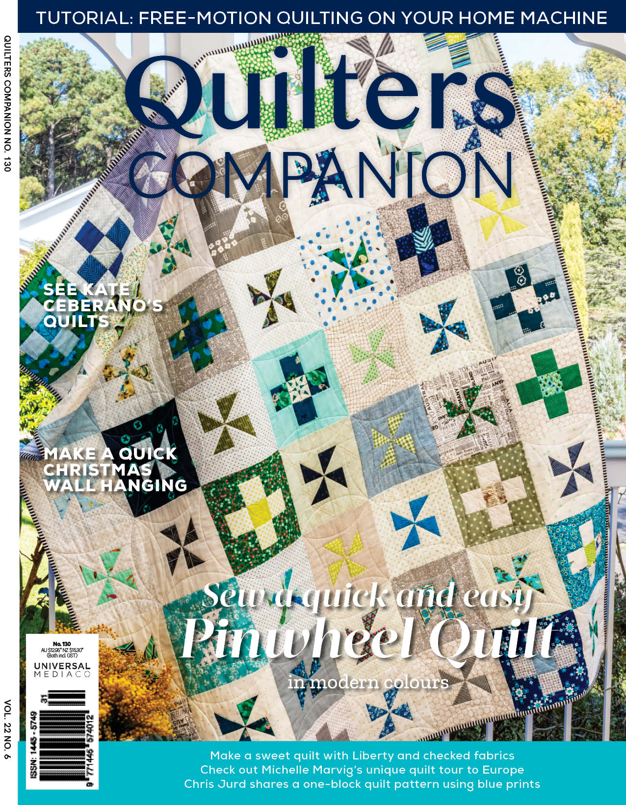 Quilters Companion Magazine Issue 130