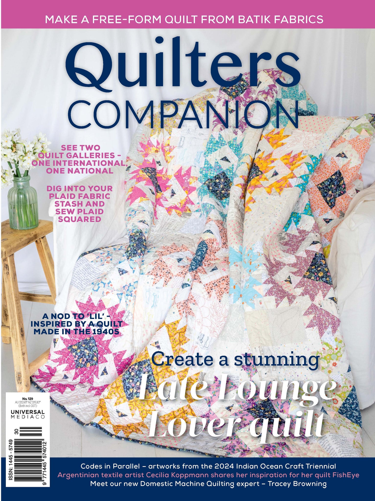 Quilters Companion Magazine Issue 129