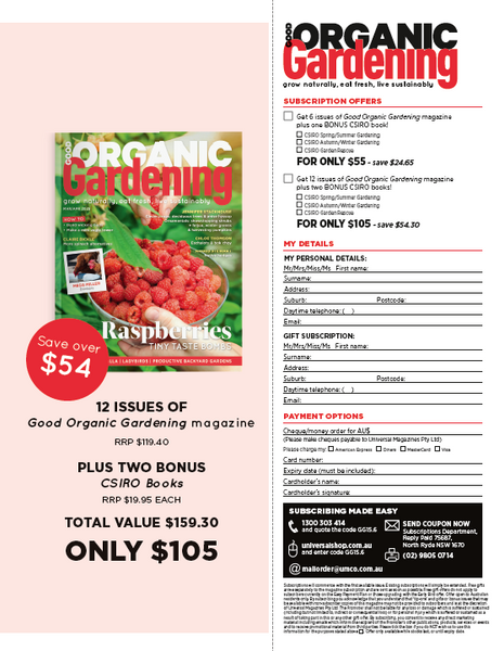 Good Organic Gardening Magazine Subscription