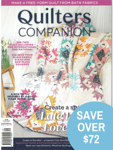 Quilters Companion Magazine Subscription